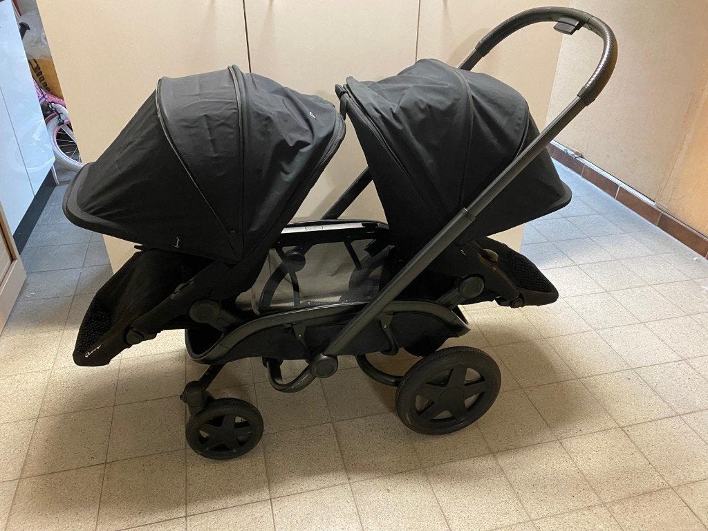 Duowagen quinny hubb, Kinderen en Baby's, Duowagen, Quinny, Zo goed als nieuw, Ophalen
