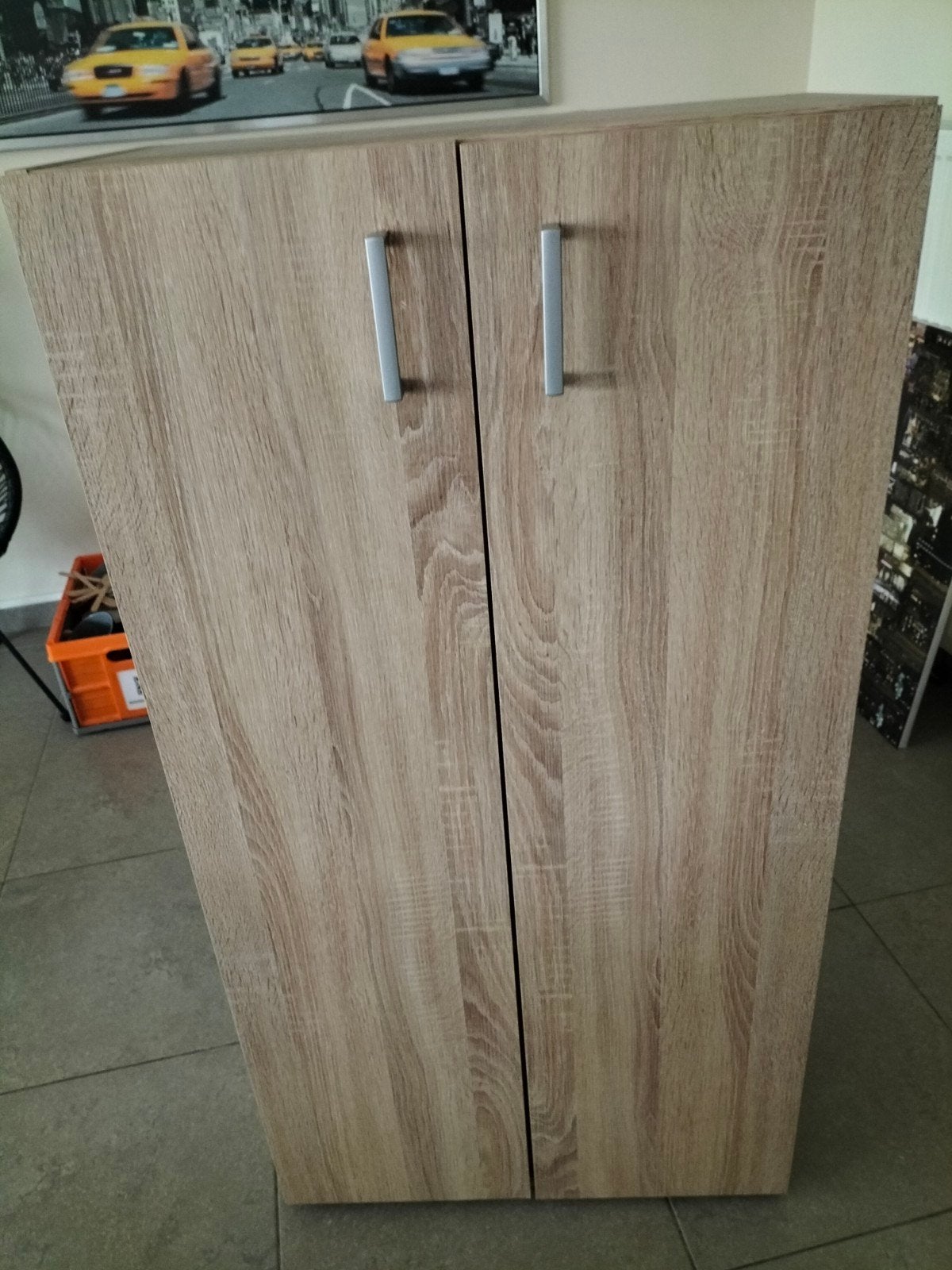 Praktische houten opbergkast / boekenkast met legplanken, Huis en Inrichting, Ophalen
