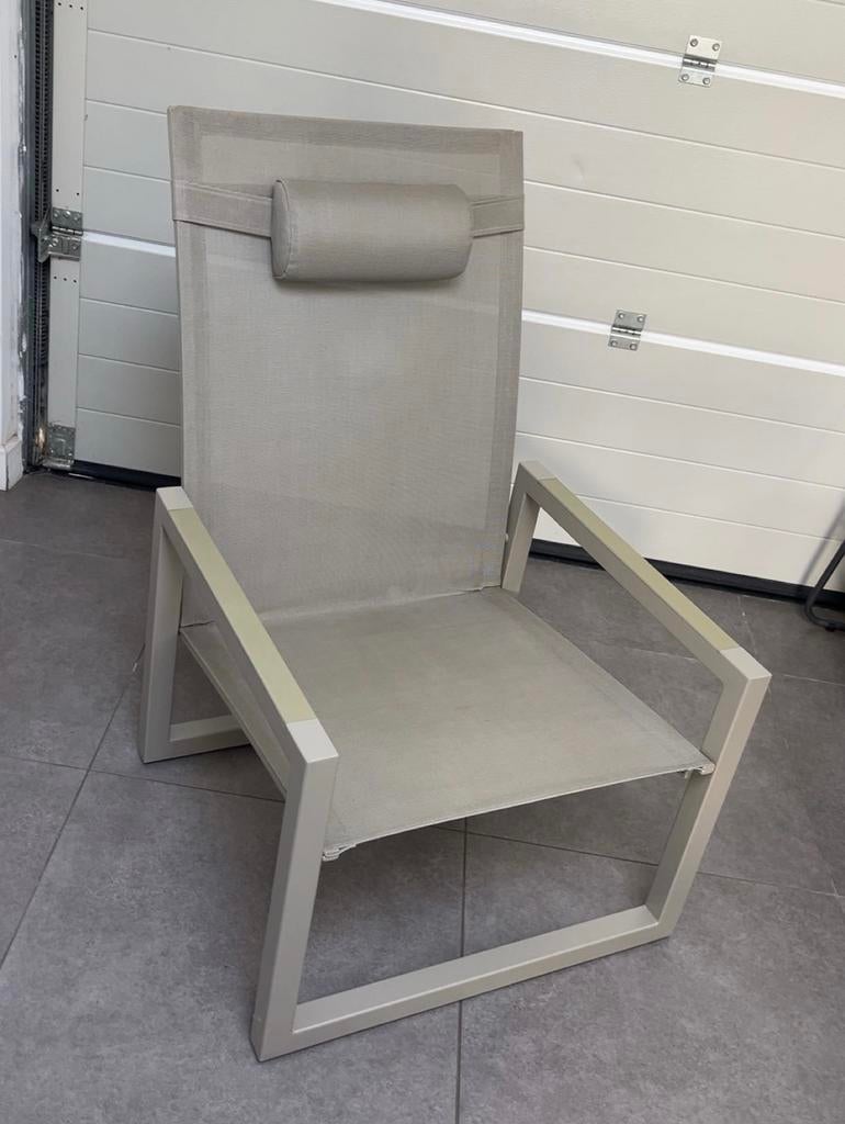 Relaxstoel Royal Botania, Ophalen, Zo goed als nieuw, Aluminium, Verstelbaar