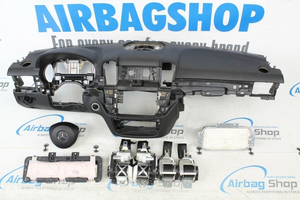 Airbag kit Tableau de bord noir Mercedes GLE klasse, Autos : Pièces & Accessoires, Enlèvement ou Envoi, Utilisé