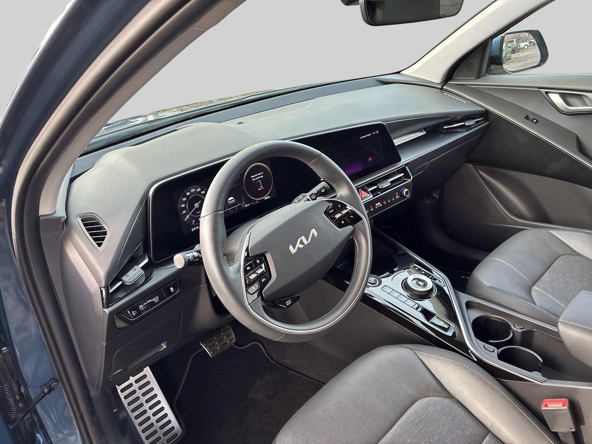 KIA Niro 64,8 kWh Pace, Auto's, Dealer onderhouden, Stof, Gebruikt, Blauw