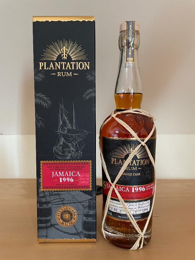 Plantation Rum Jamaica 1996 NYDC Whiskey Single Cask 2020, Collections, Vins, Neuf, France, Envoi