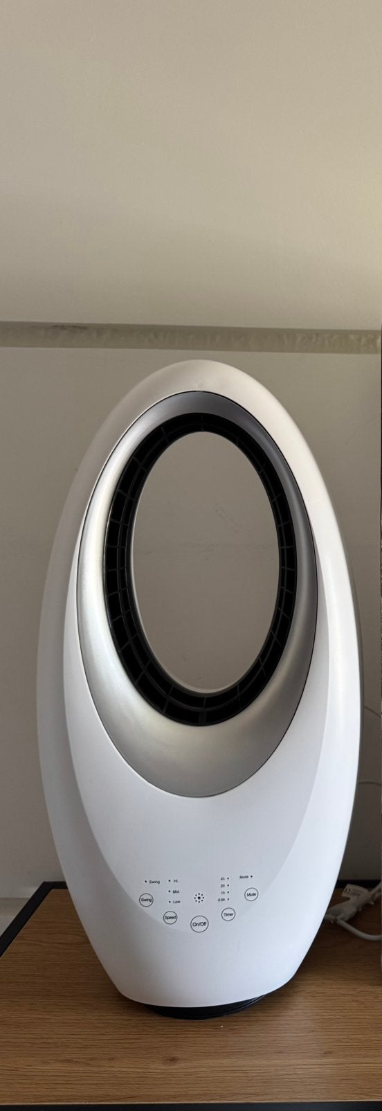 Airco bladeless fan, Ophalen, Minder dan 60 m³, 3 snelheden of meer, Ventileren