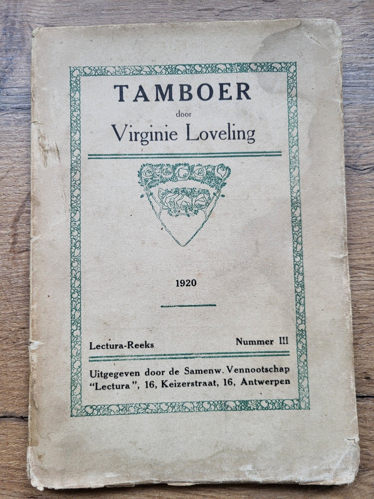 Virginie Loveling - Tamboer - Lectura - 1920, Boeken, Ophalen of Verzenden, Gelezen