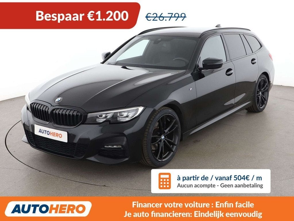 BMW 3 Serie 320 320i M Sport (bj 2020, automaat), Auto's, BMW, Automaat, 1998 cc, Achterwielaandrijving, Gebruikt
