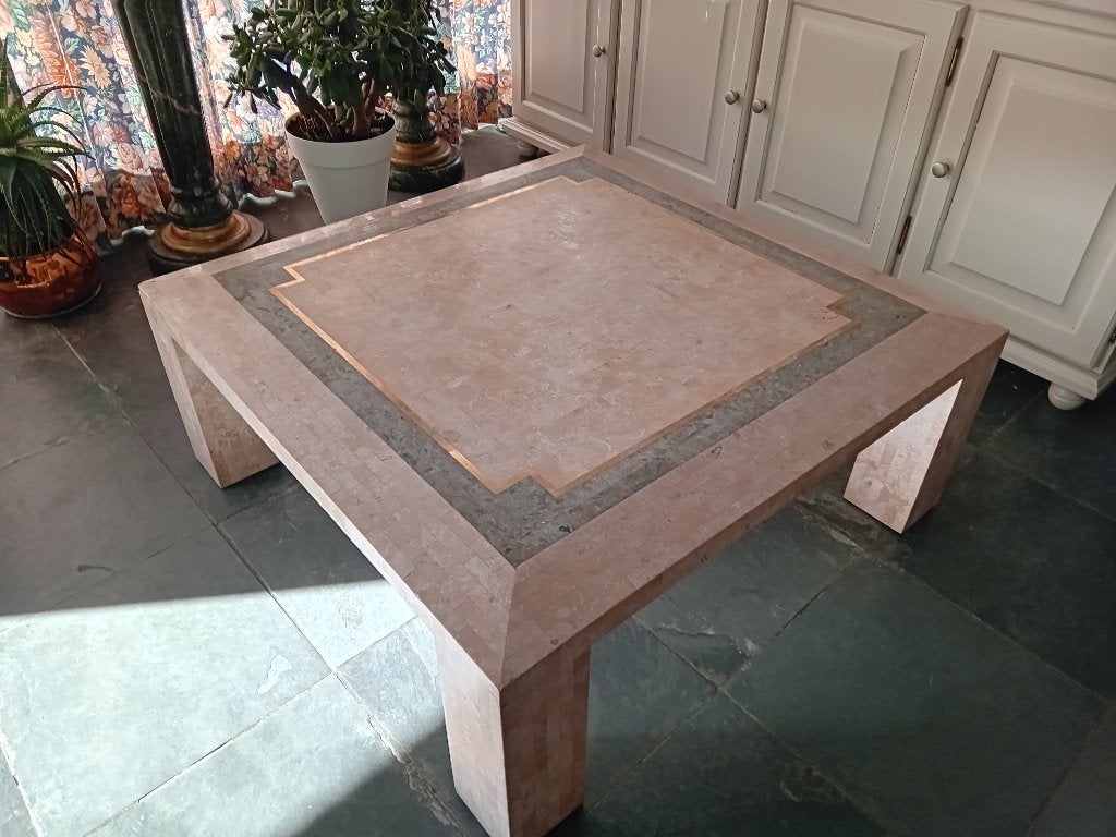 Vintage salontafel van Maitland Smith, Huis en Inrichting, Ophalen, Gebruikt, 50 tot 100 cm, 50 tot 100 cm