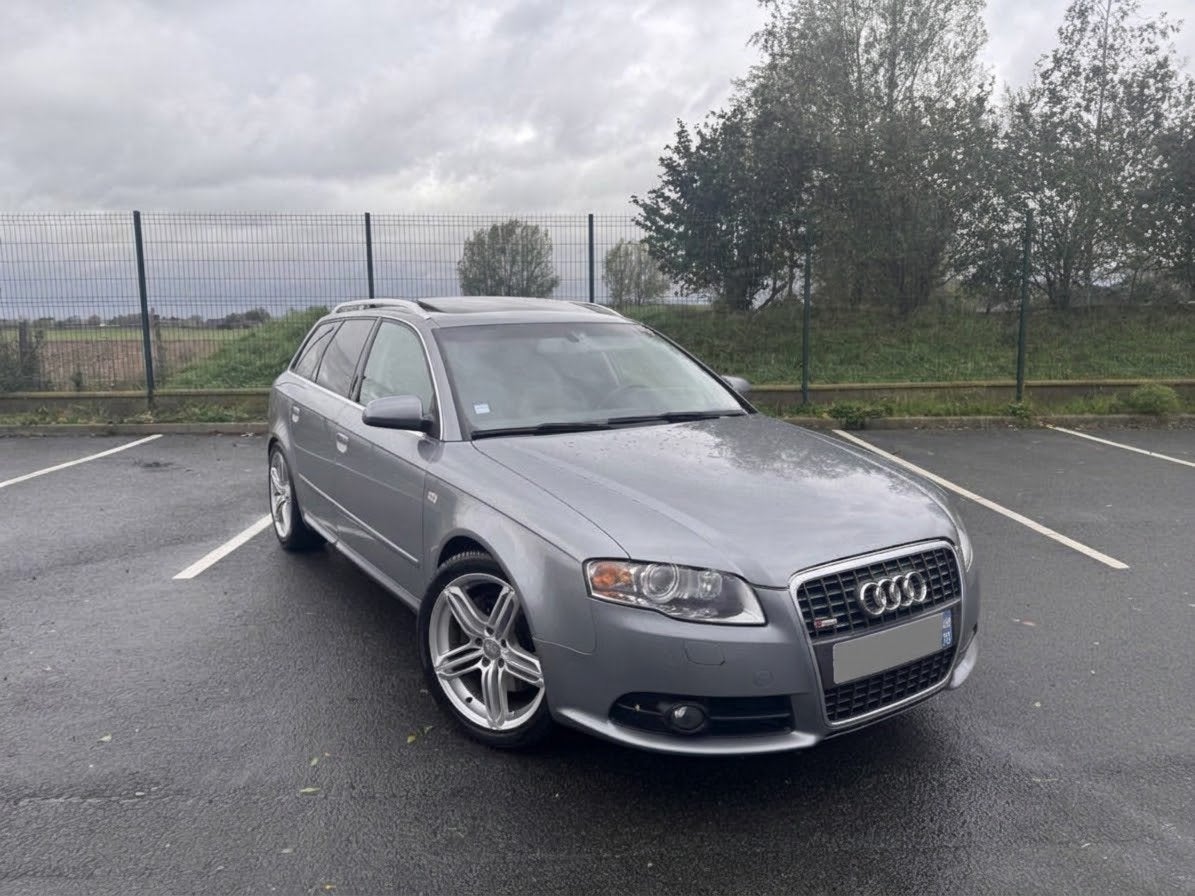 Audi A4 B7 Avant 3.0 TDI V6 204 Quattro S-lijn, Automaat, A4, Leder, Particulier