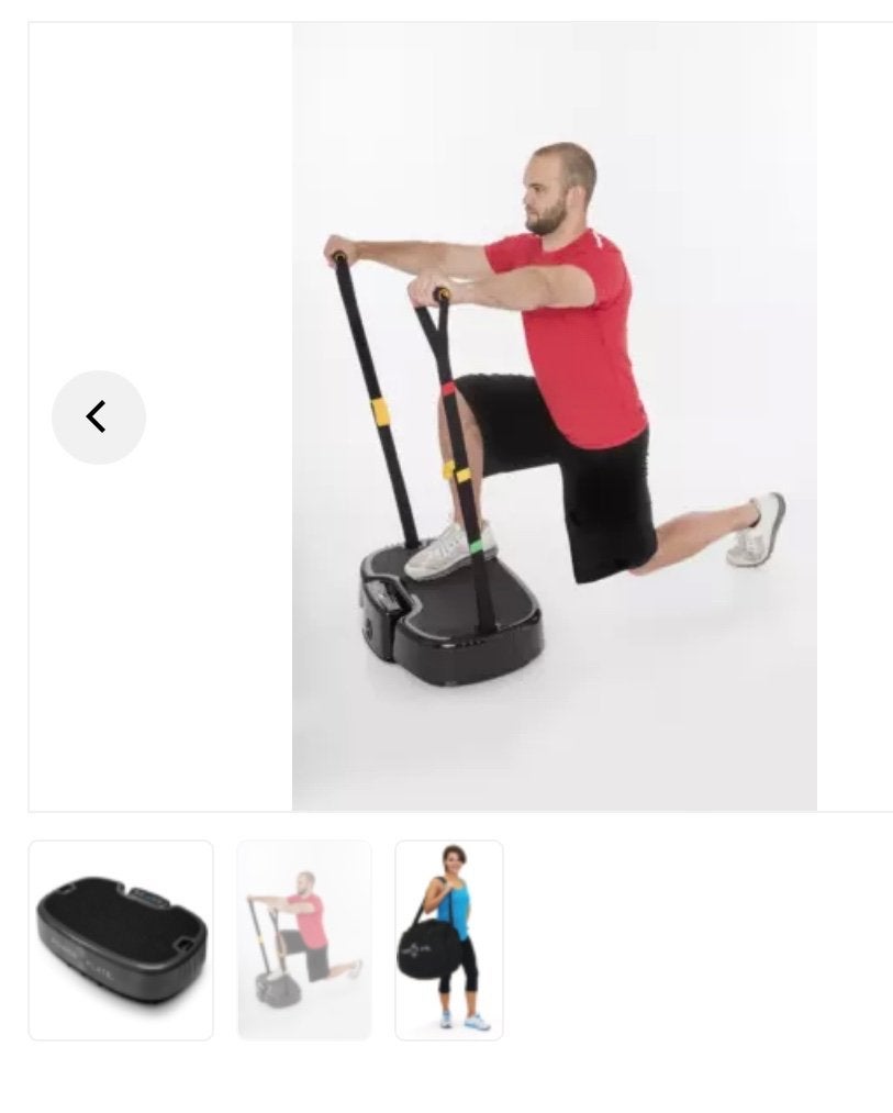 Powerplate portable, Ophalen, Benen, Gebruikt, Trilplaat