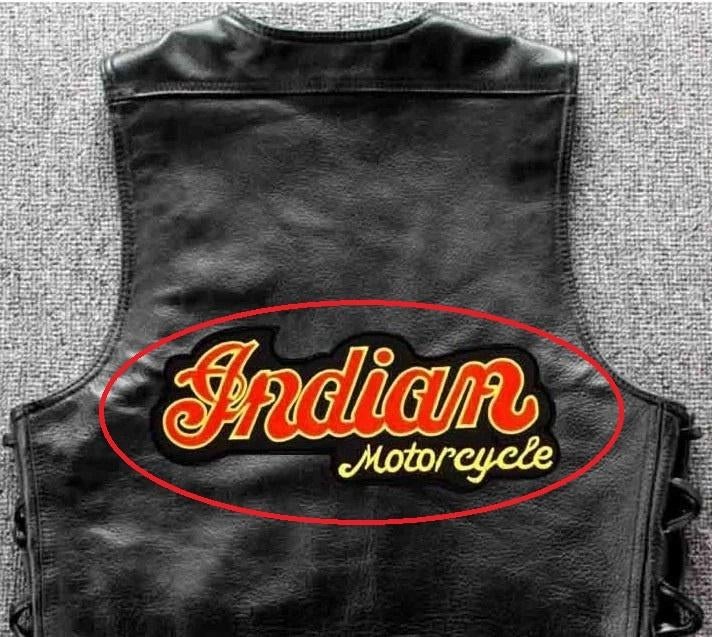 Indian Motorcycle XL biker strijk patch - 275 x 110 mm, Ophalen of Verzenden, Nieuw