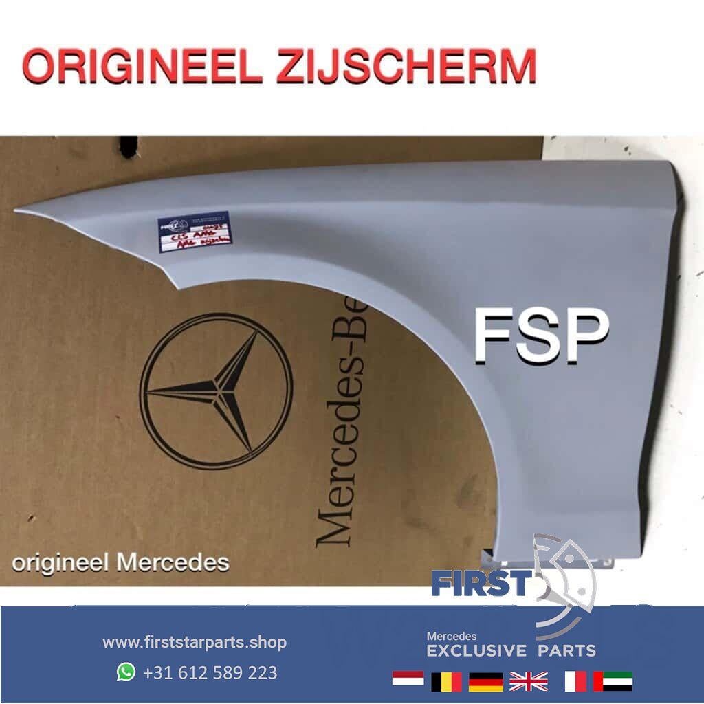 W218 ZIJSCHERM LINKS Mercedes CLS SCHERM X218 SPATBORD VOORS, Garde-boue, Utilisé, -, Gauche