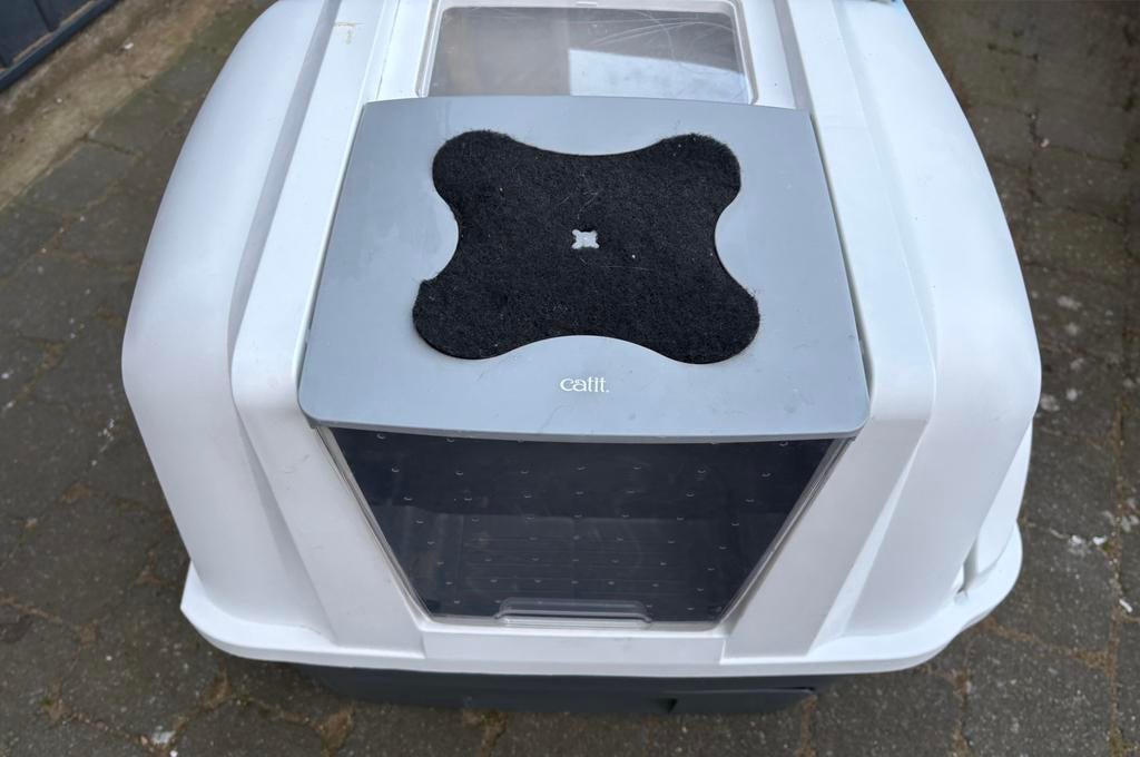 Catit Smartsift Zelfreinigende Kattenbak, Dieren en Toebehoren, Ophalen, Zelfreinigend, Gebruikt, Gesloten