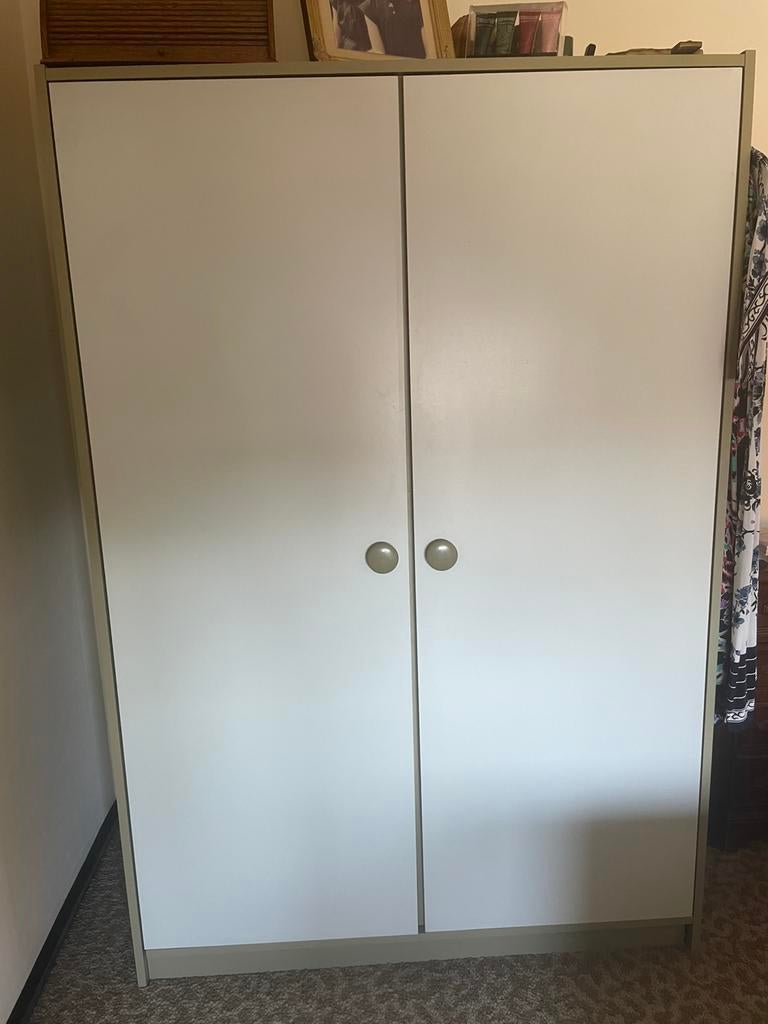 Kinderkamer set wit en olijfgroen (4-delig), Ophalen, Zo goed als nieuw