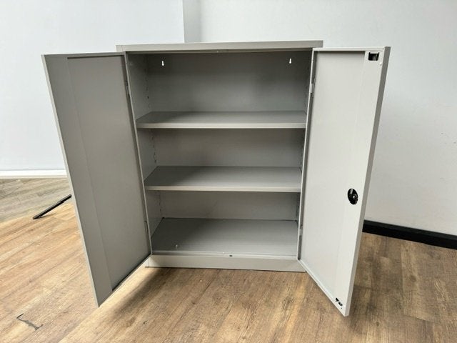 draaideurkast licht grijs 121x93x42, Ophalen of Verzenden, Grijs
