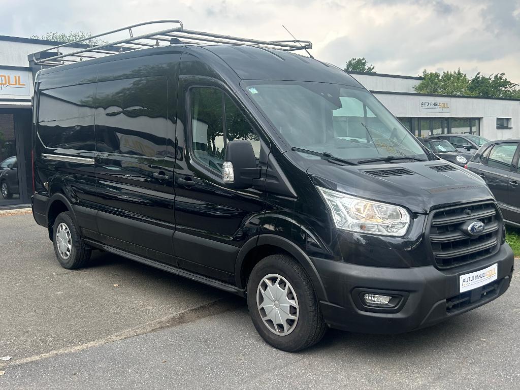 Ford Transit 2.0D 8/2022, 125.015km, 1e eigenaar, BTW inclu., Auto's, Bestelwagens en Lichte vracht, 1995 cc, Euro 6, 4 cilinders