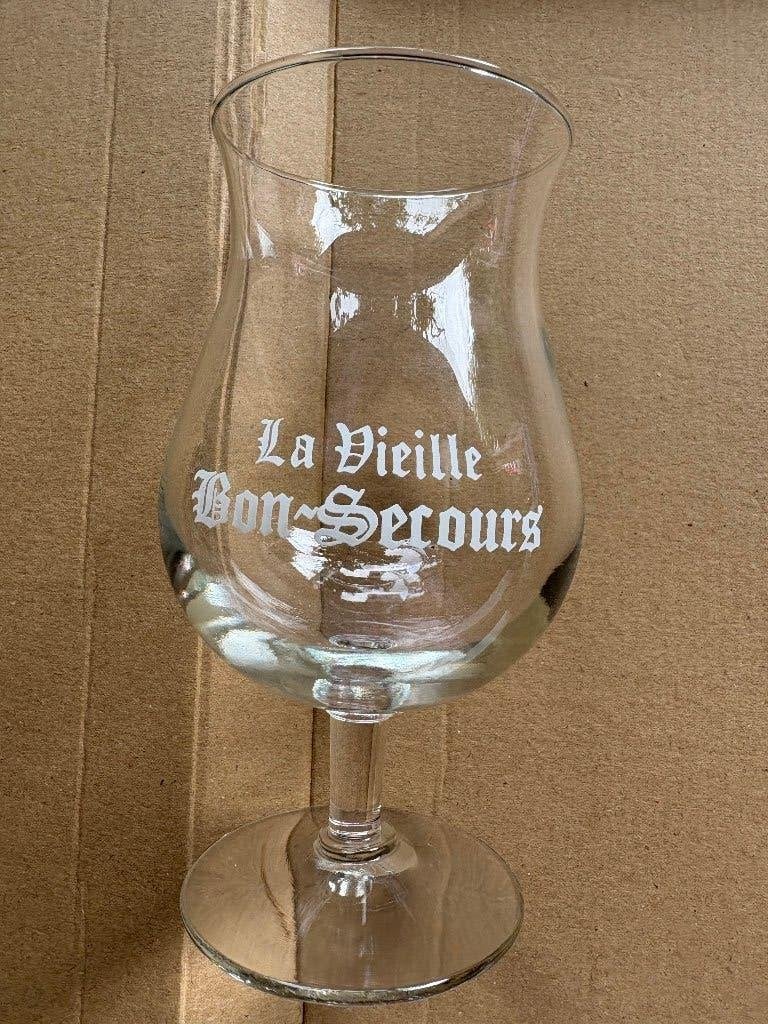 La Vieille Bon-Secours, Verzamelen, Biermerken, Ophalen of Verzenden, Zo goed als nieuw, Glas of Glazen, Overige merken