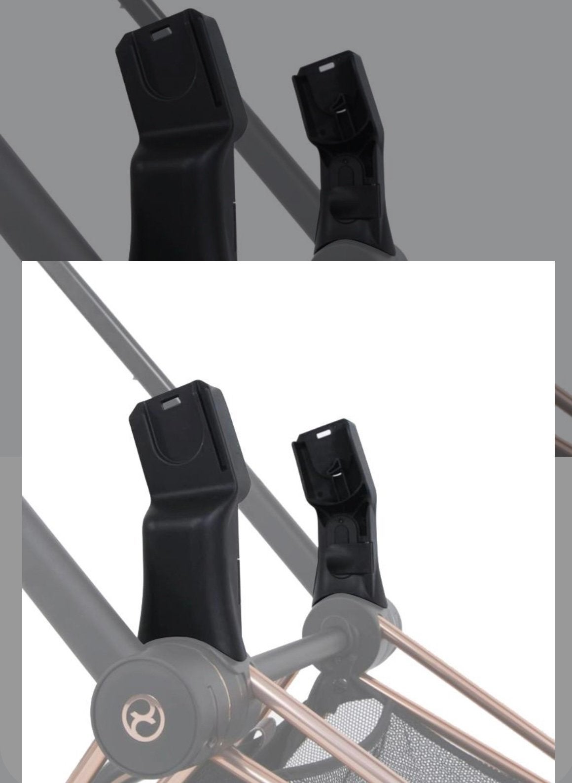 Adaptateurs Cybex Priam 2/3/4 E-Priam, Enlèvement, Comme neuf