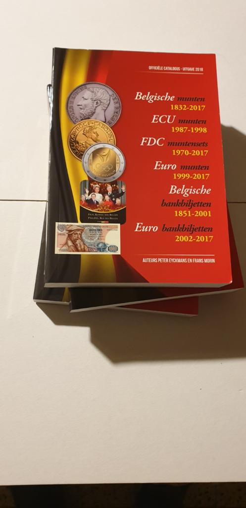 Munt en bankbiljetten catalogus .Morin, Postzegels en Munten, Munten | België, Ophalen of Verzenden