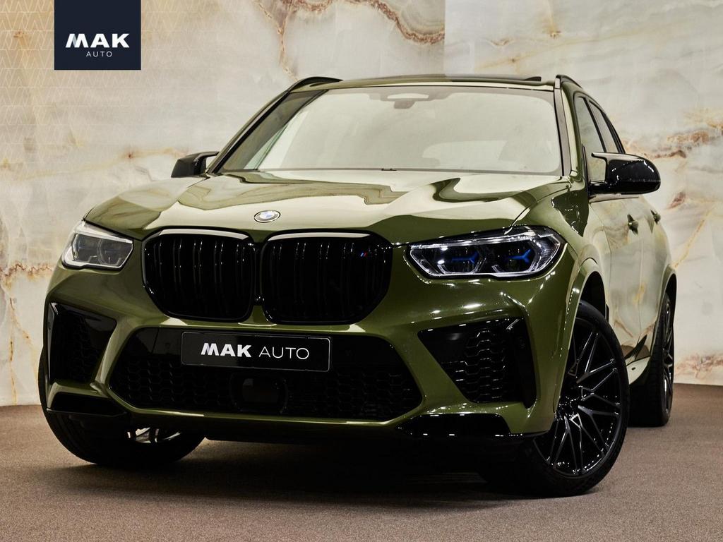 BMW X5 M Competition, Sonderlackierung, pano Sky Lounge, H/K, Automaat, 307 g/km, Adaptive Cruise Control, Bedrijf