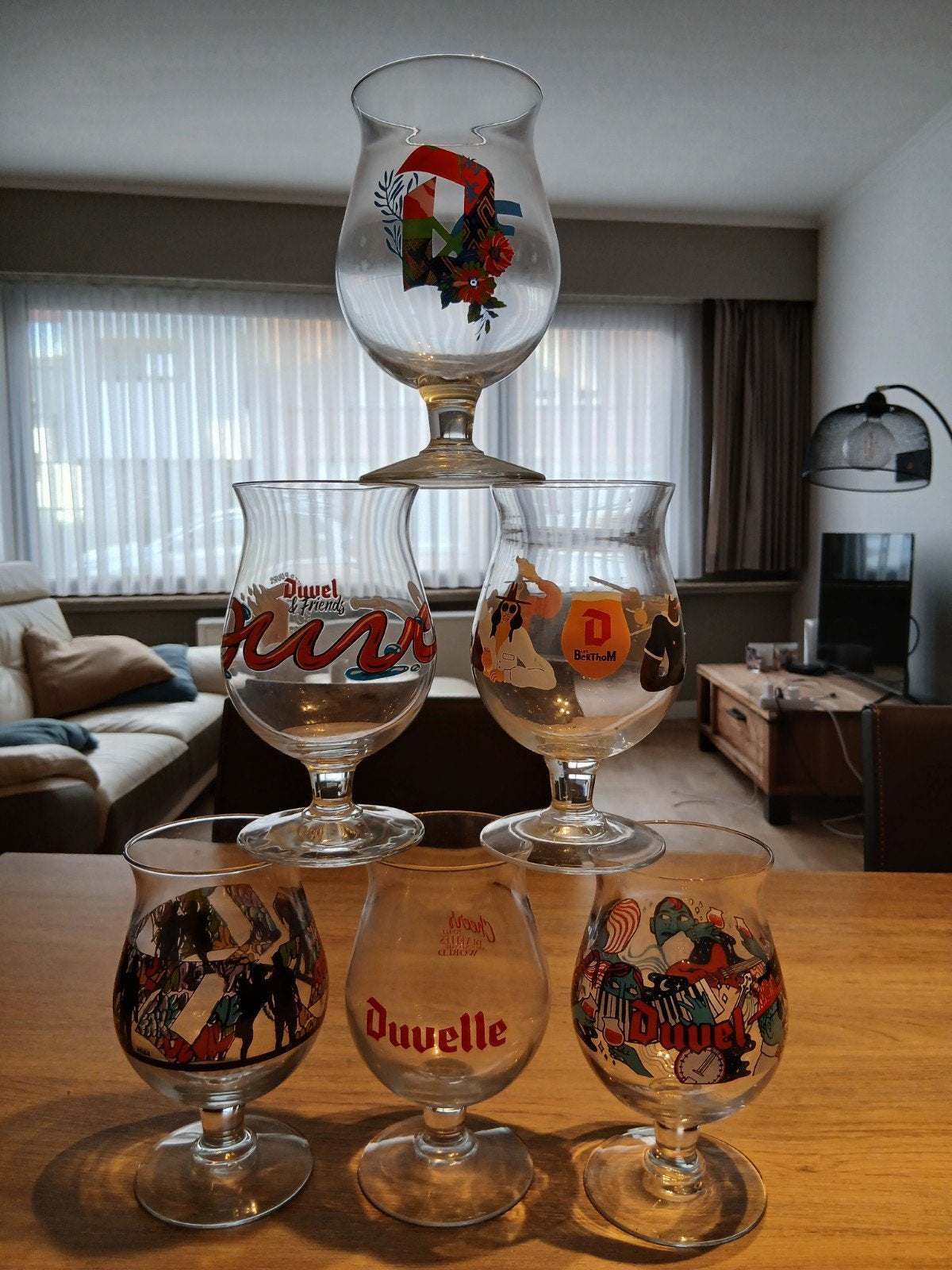 6 duvel glazen, Ophalen, Nieuw, Glas of Glazen, Duvel