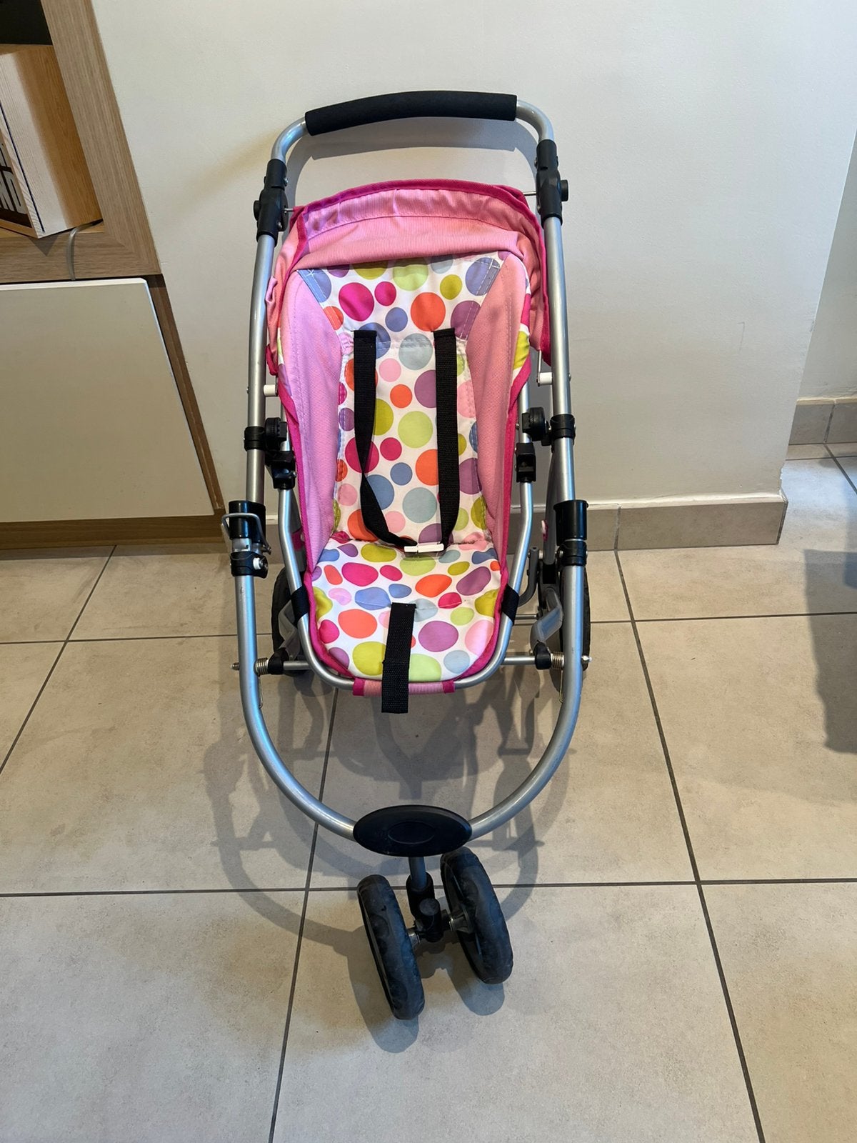 Speelgoed buggy opvouwbaar en toebehoren, Kinderen en Baby's, Speelgoed | Poppen, Ophalen, Gebruikt, Babypop