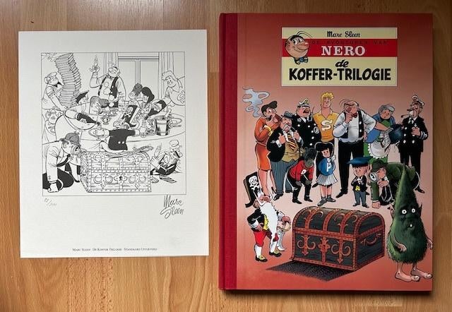 NERO - DE KOFFER TRILOGIE LUXE HARDCOVER GROOT FORMAAT SLEEN, Boeken, Stripverhalen, Zo goed als nieuw, Eén stripboek, Ophalen of Verzenden