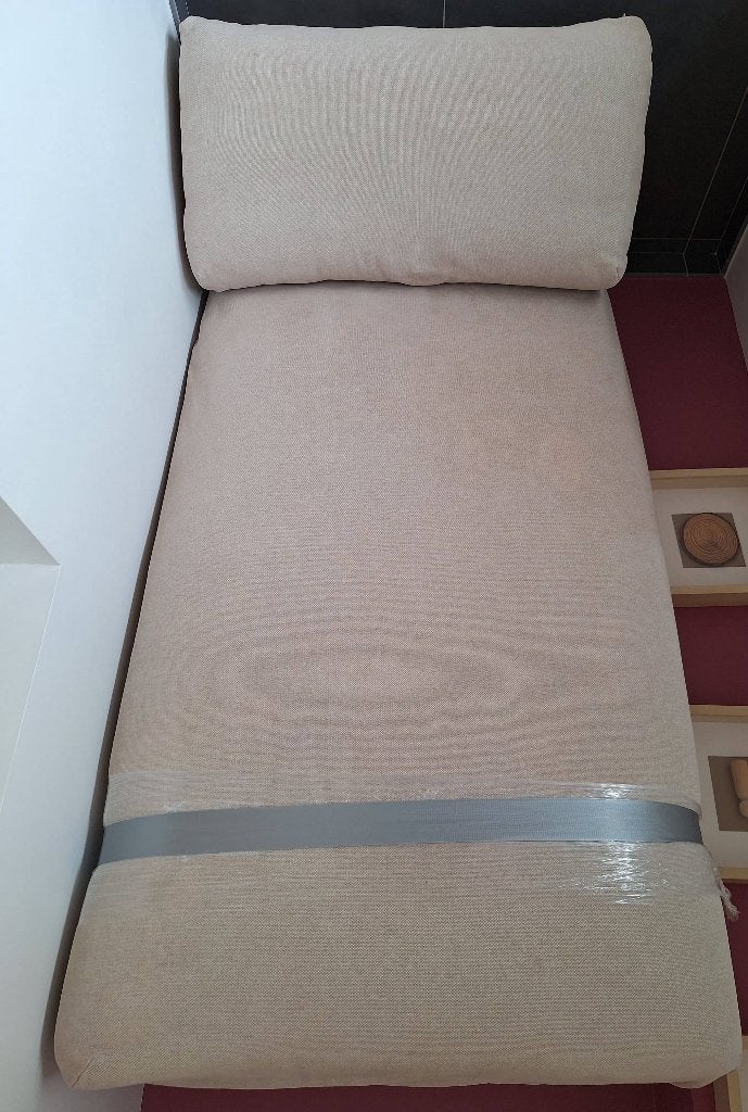 Méridienne VIMLE beige, Maison & Meubles, Banc droit, Une personne, Enlèvement, Utilisé