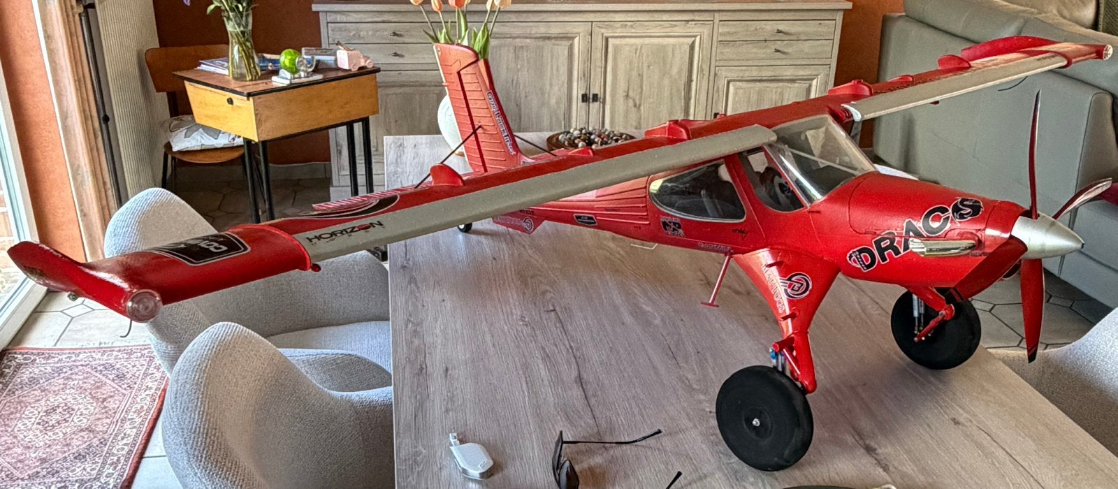E-Flite Draco 2.0m Smart BNF Basic met AS3X & SAFE Select, Hobby en Vrije tijd, Ophalen, Zo goed als nieuw