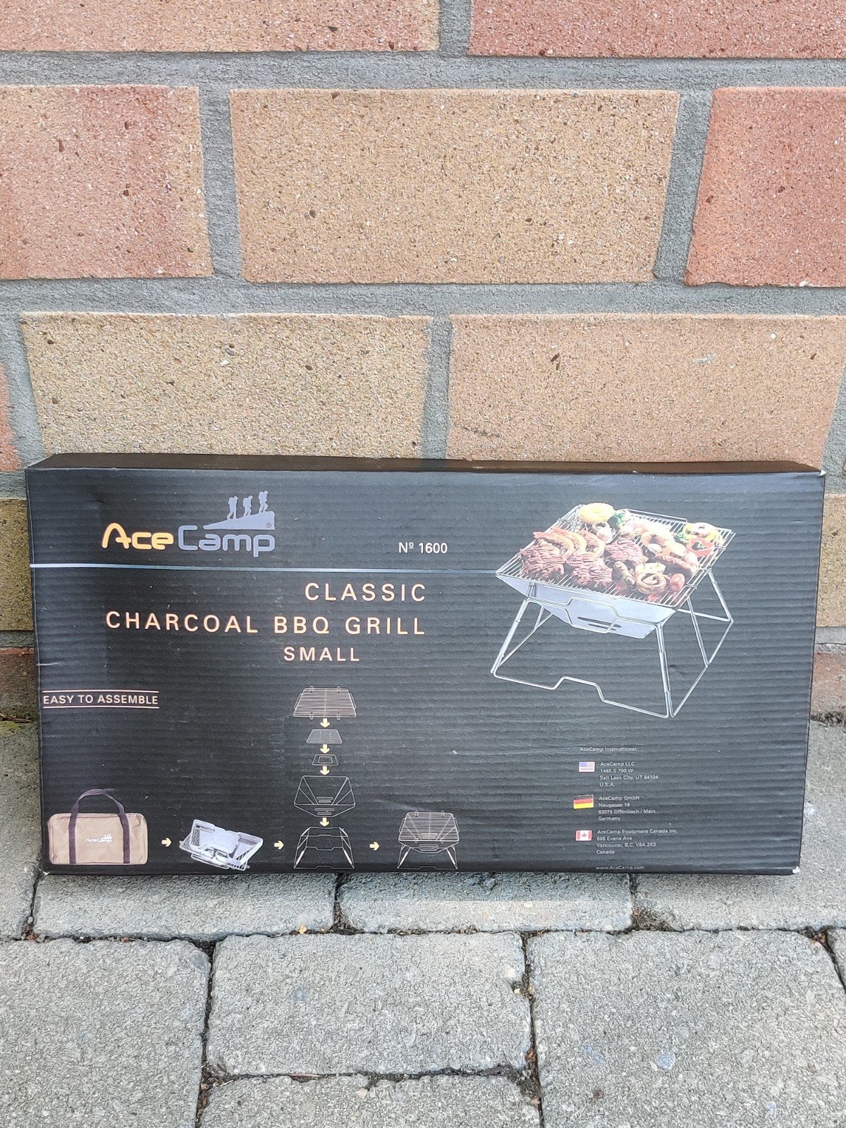 Camping bbq voor houtskool, ongebruikt, Ophalen, Nieuw, Ace camp