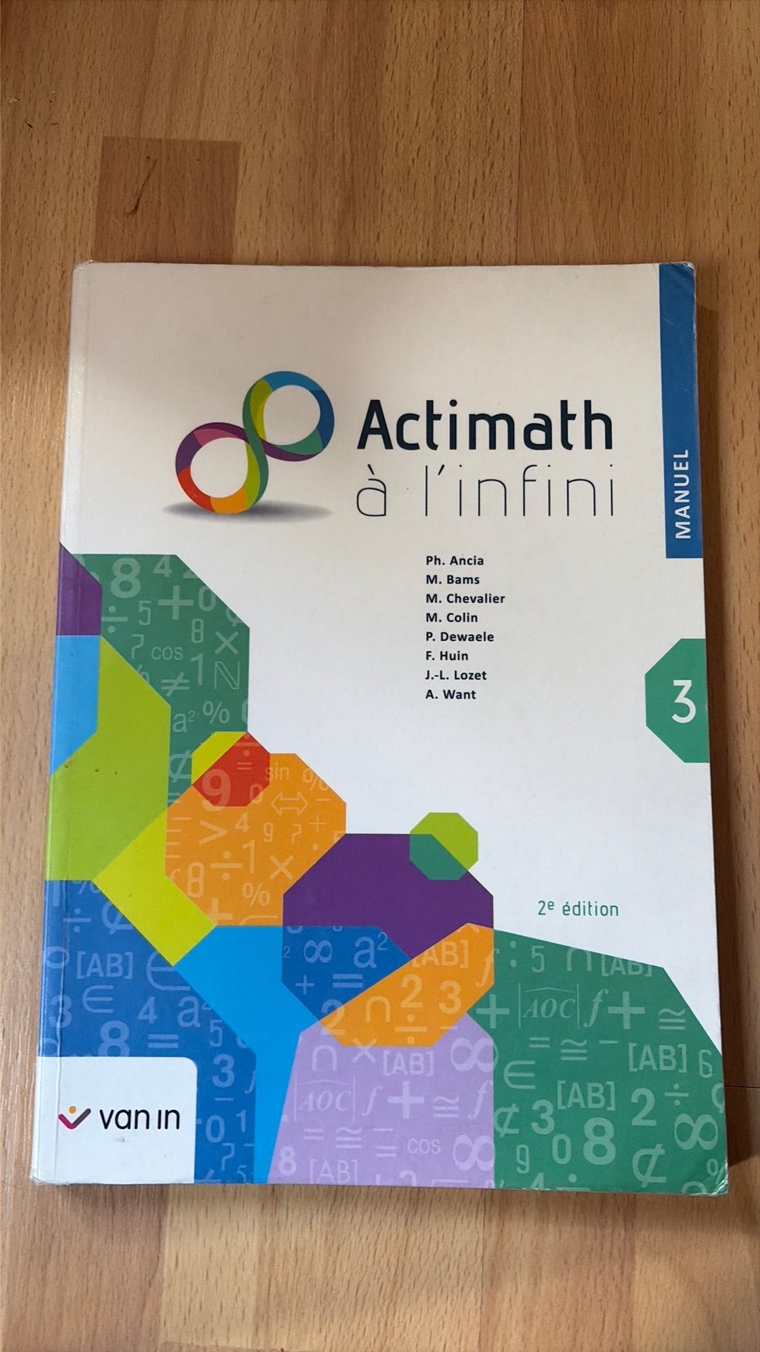 Actimath à l’infini 3 -Manuel, Enlèvement ou Envoi, Utilisé, Enseignement supérieur