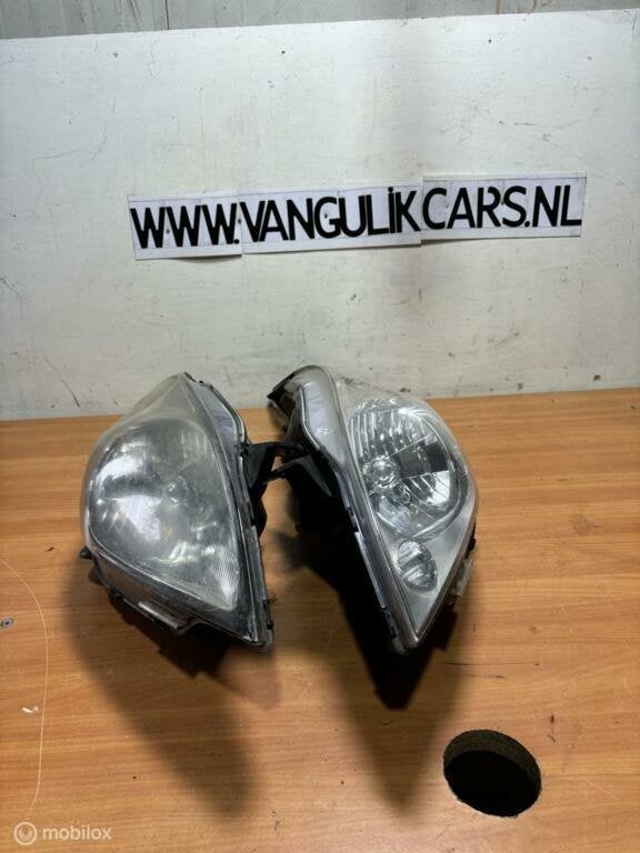 Koplamp set Chevrolet Spark ('10-'14), Chevrolet, Gebruikt, Chevrolet, Ophalen of Verzenden