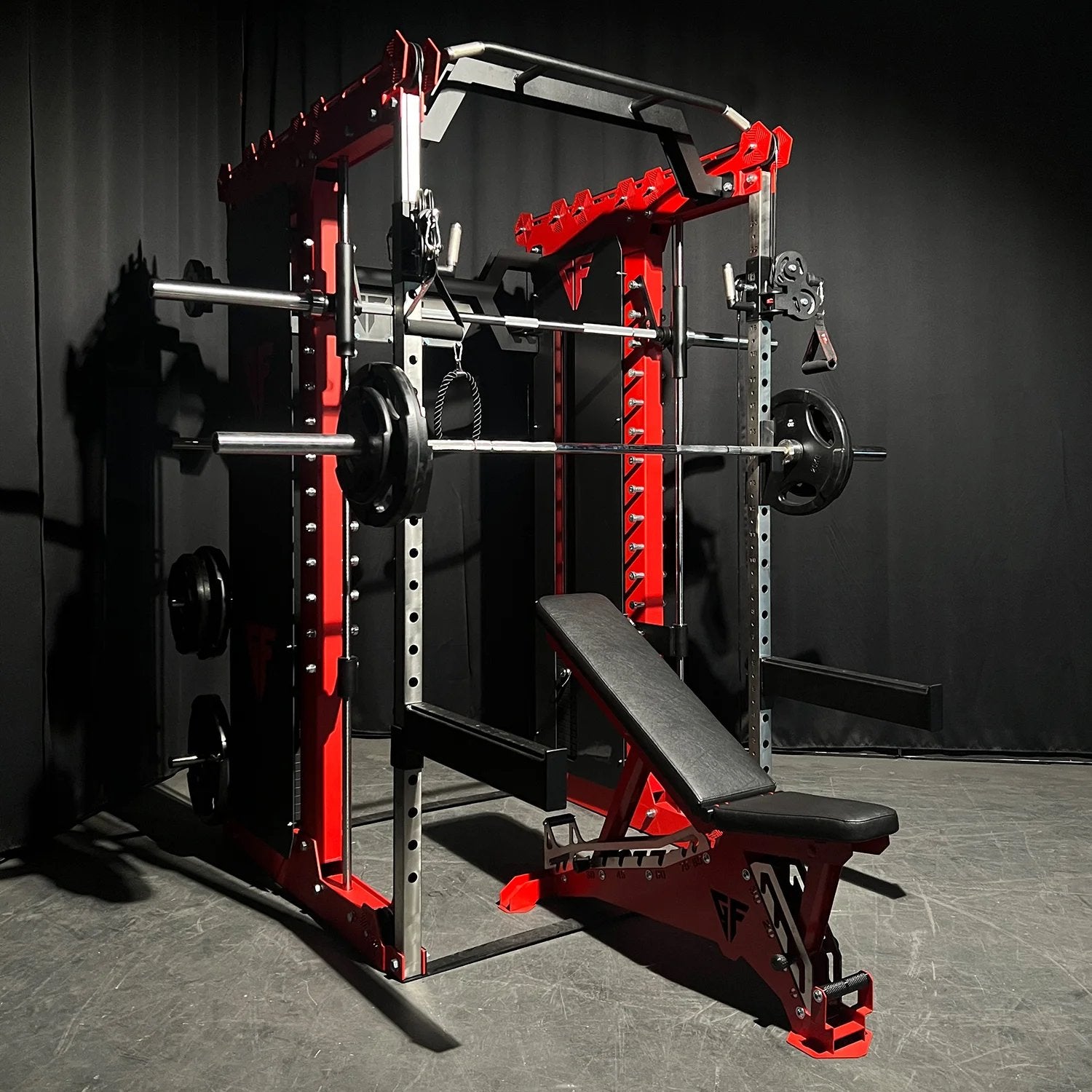 Power Rack Smith Machine Musculation Fitness Gym GymFactory, Sports & Fitness, Neuf, Centrale électrique, Métal, Envoi