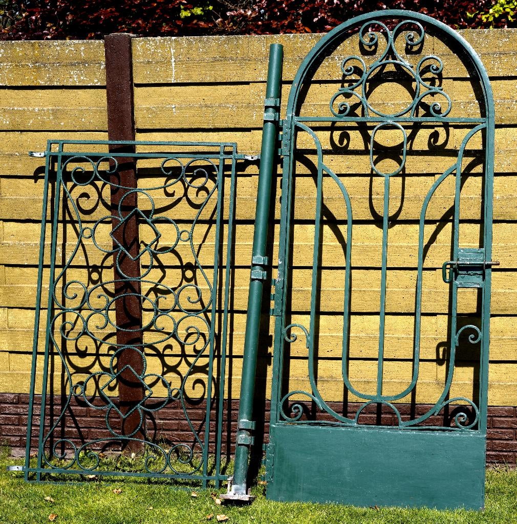 Smeedijzeren hekwerk, Tuin en Terras, Tuinhekken en Hekwerk, Gebruikt, Sierhekwerk, IJzer, Ophalen