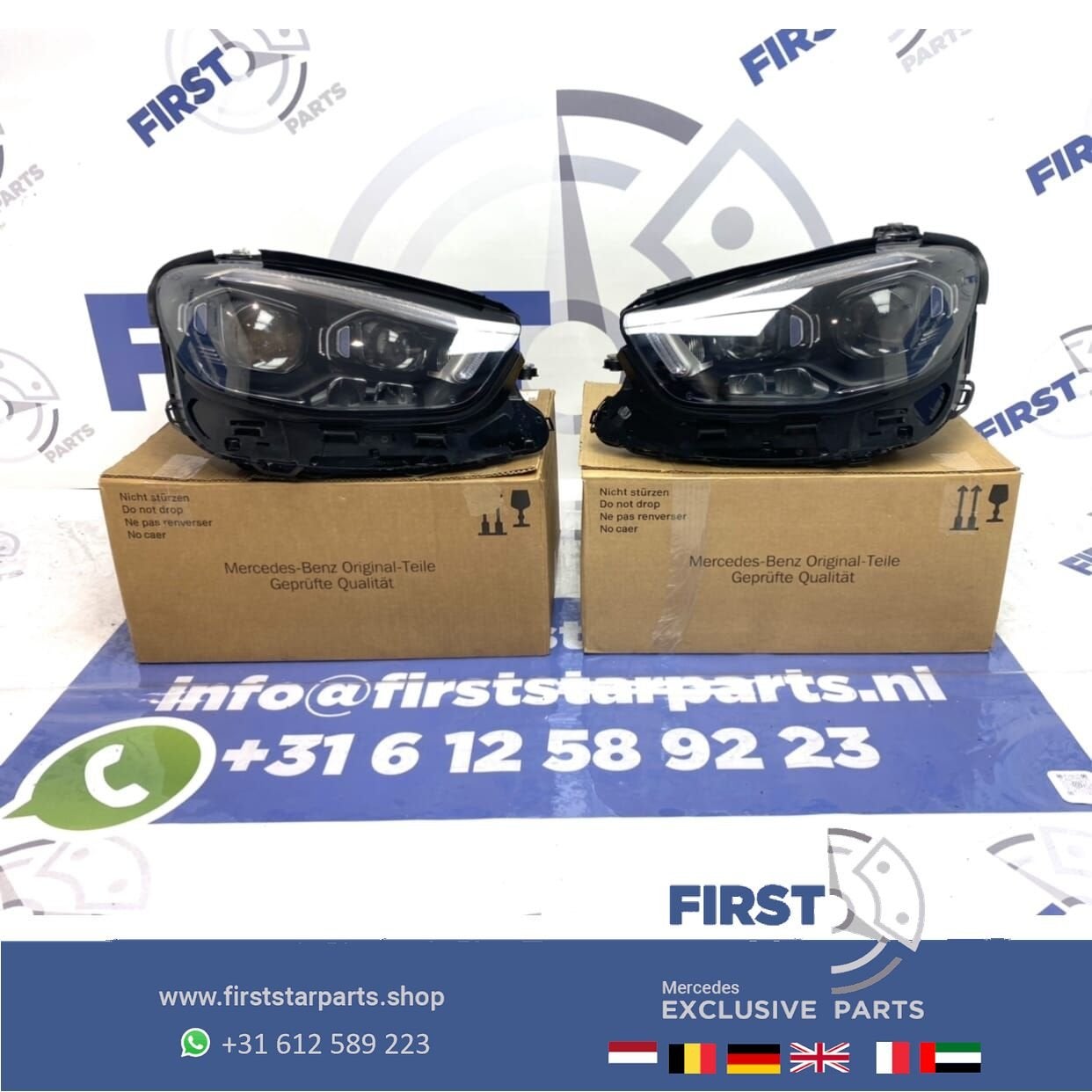 W213 W238 FACELIFT E63 KOPLAMP SET MULTIBEAM LED Mercedes E, Auto-onderdelen, Verlichting, Gebruikt, -, Ophalen of Verzenden, -