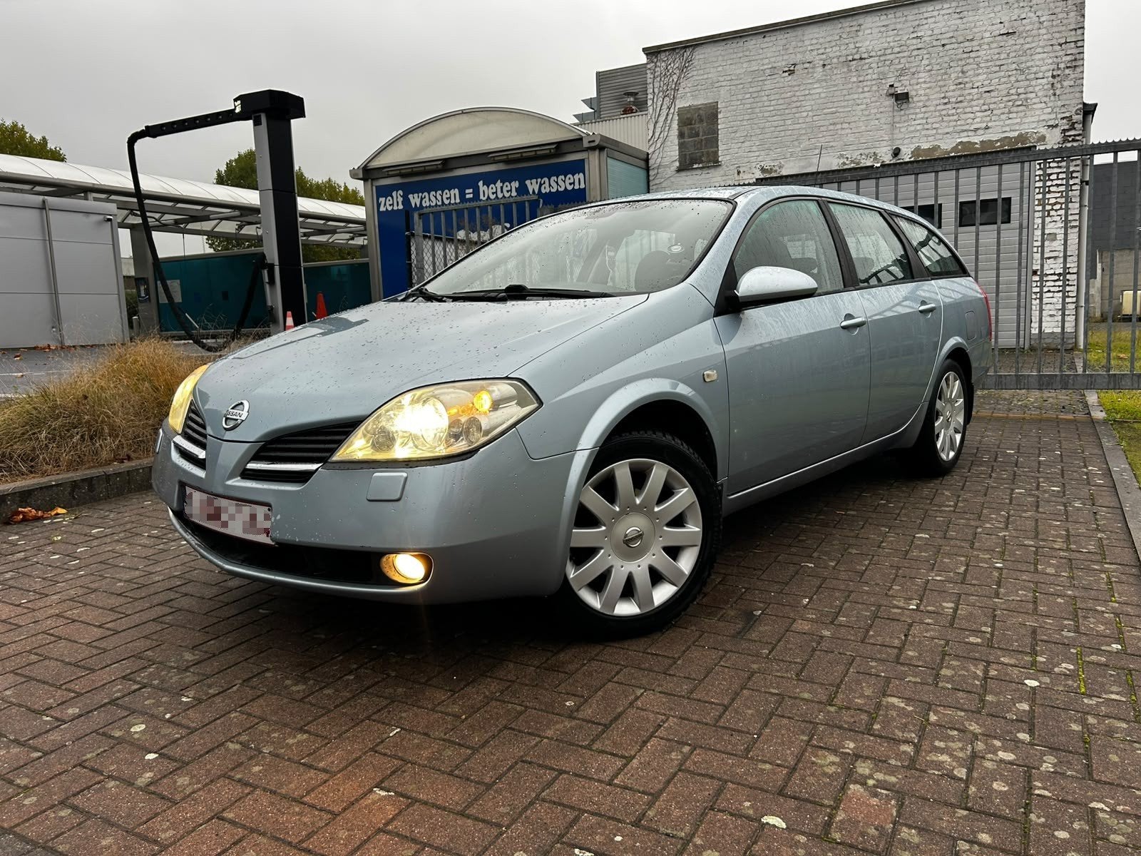 Nissan Primera break, 2.0 benzine,160.000 km's, 2de eigenaar, Zwart, Blauw, Leder, 5 deurs