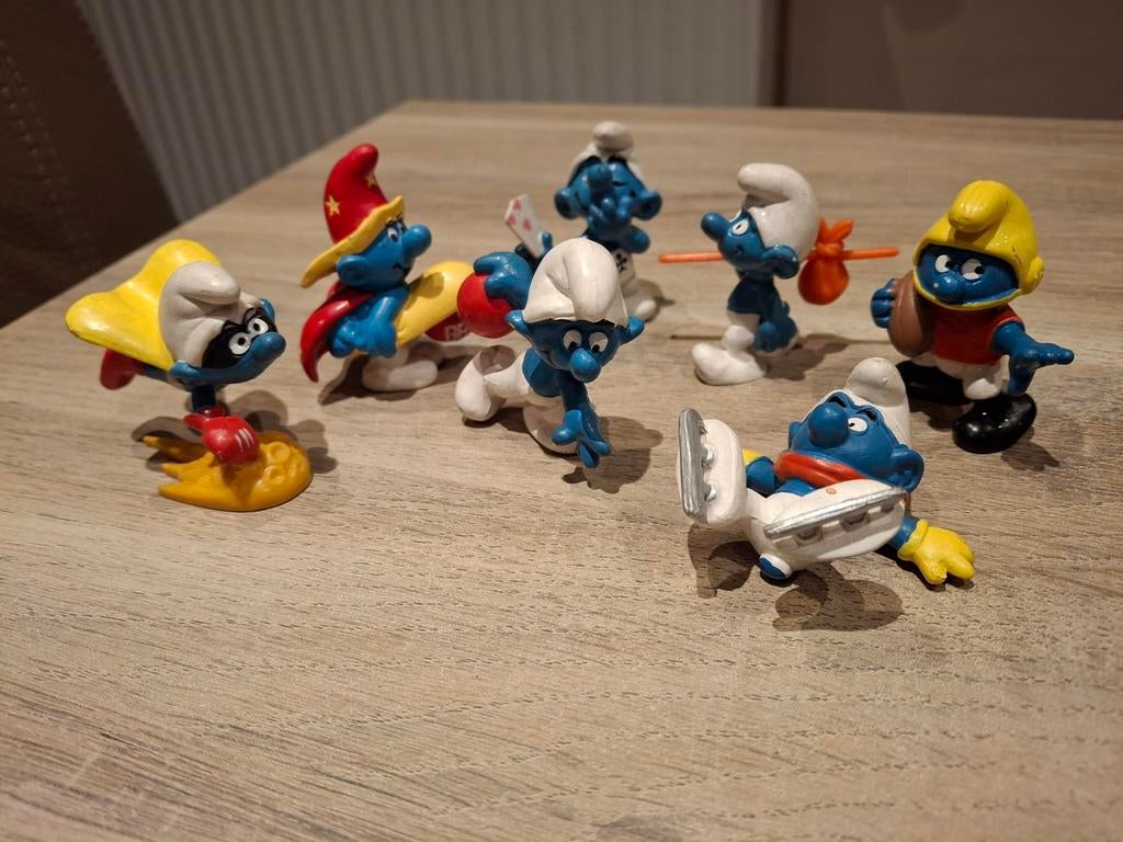 Oude Smurfen figuurtjes, Ophalen