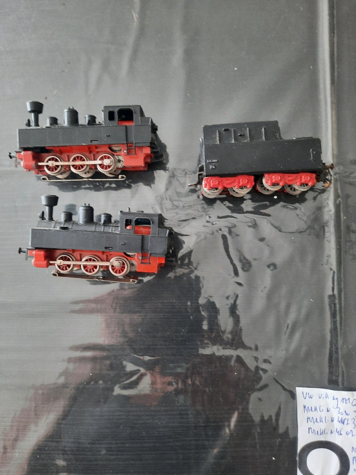 2 stoomlocomotieven marklin ho 3090 ,1 tender br 23, Hobby en Vrije tijd, Modeltreinen | H0, Wisselstroom, Gebruikt, Locomotief