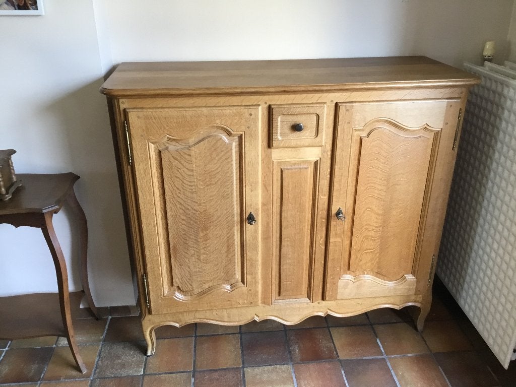 Meuble ancien en chêne, Avec tiroir(s), Comme neuf, 100 à 150 cm, Enlèvement