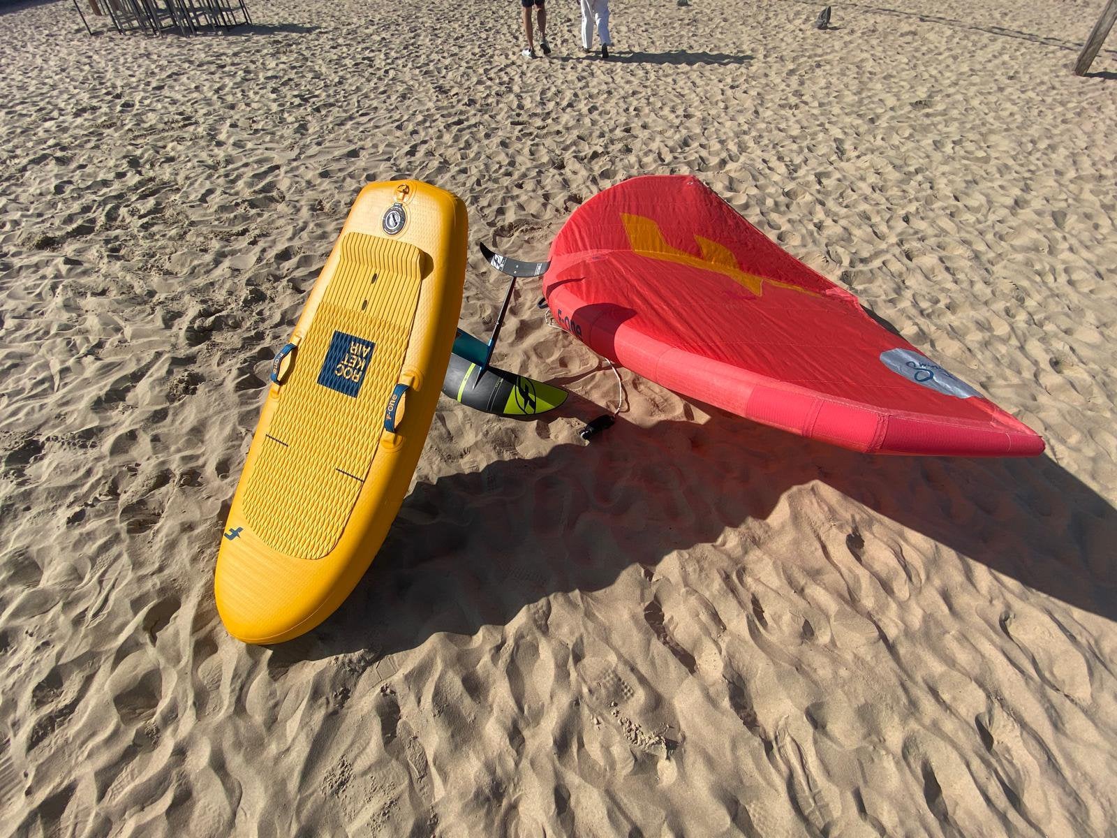F-One Wingsurf set, Sports nautiques & Bateaux, Aile de surf, Enlèvement ou Envoi, Comme neuf, Ensemble de planche à voile