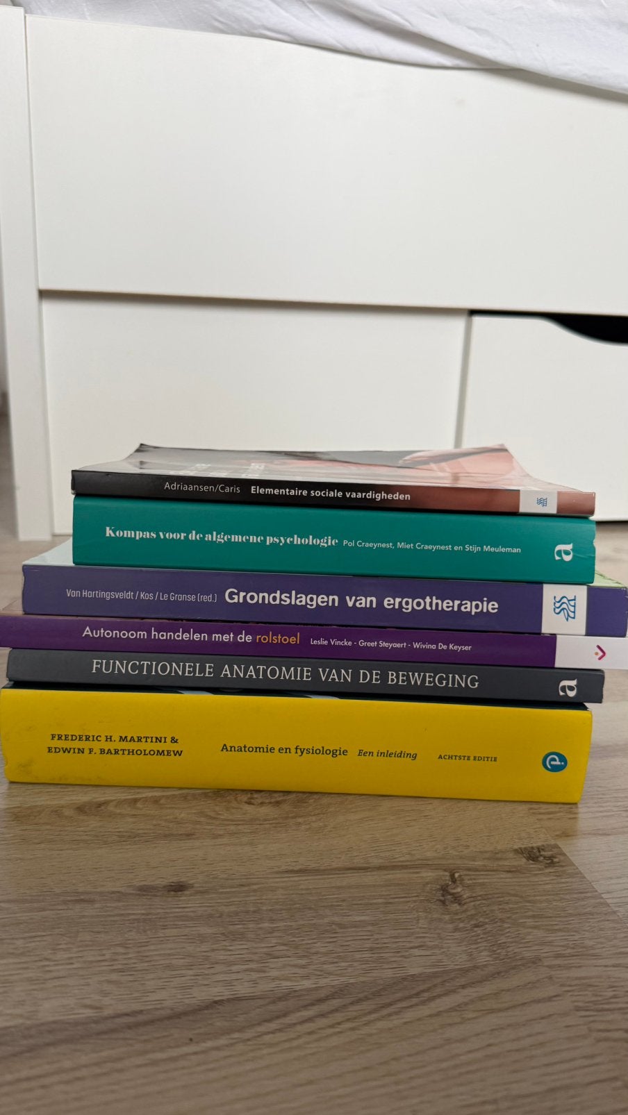 Boeken 1e jaar ergotherapie, Verzenden, Zo goed als nieuw
