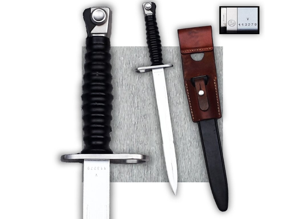 🚨Très belle BAIONNETTE SUISSE M1957 XX Original, Enlèvement ou Envoi, Armée de terre, Couteau ou Poignard