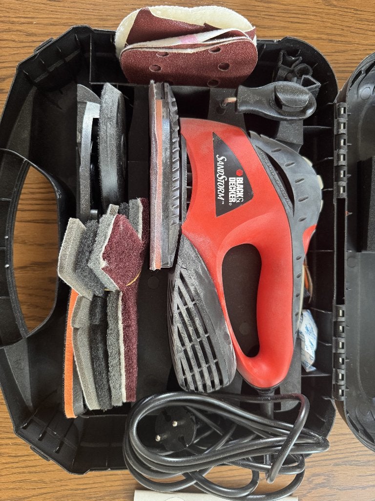 Black & Decker multi schuurmachine Sandstorm, Ophalen, Zo goed als nieuw, Minder dan 600 watt, Overige typen