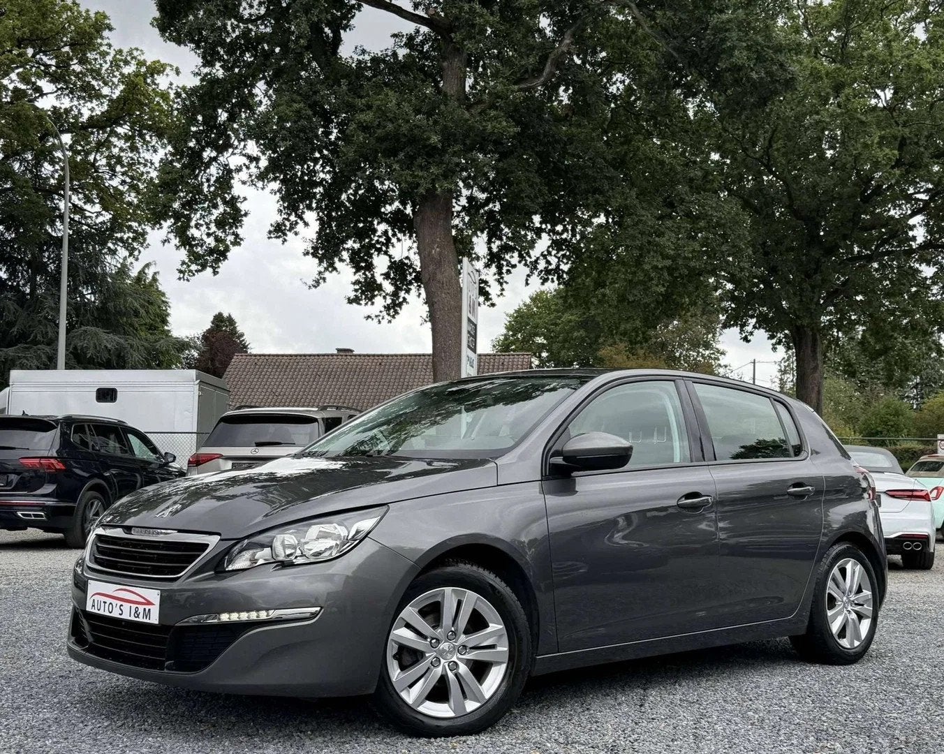 Peugeot 308 1.2i Benzine 2017 Navi Airco Sensoren CruiseC. G, Autos, Argent ou Gris, Achat, Entreprise, Anti démarrage