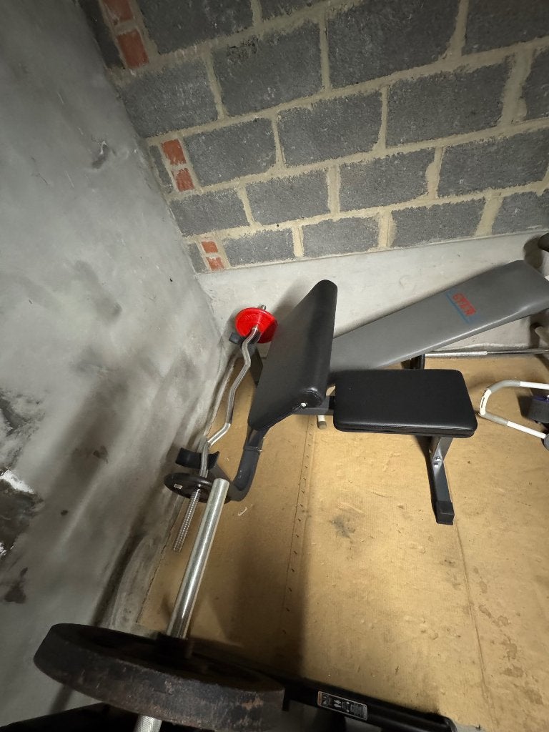 Fitnessstation te koop Inclusief halters en 100kg gewichten, Jambes, Enlèvement, Métal, Centrale électrique