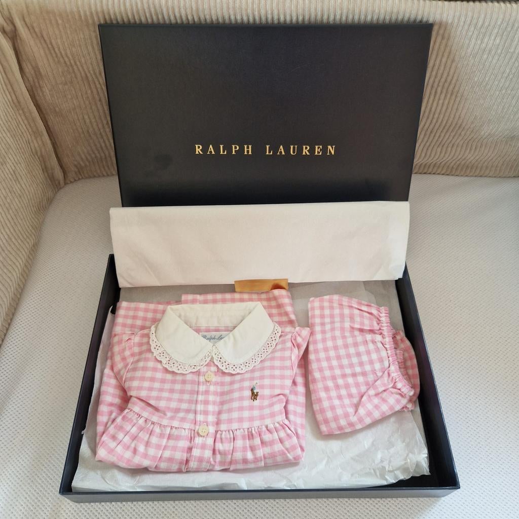 Jurkje Ralph Lauren - Roze - Maat 3M, Kinderen en Baby's, Meisje, Jurkje of Rokje, Nieuw, Ophalen of Verzenden