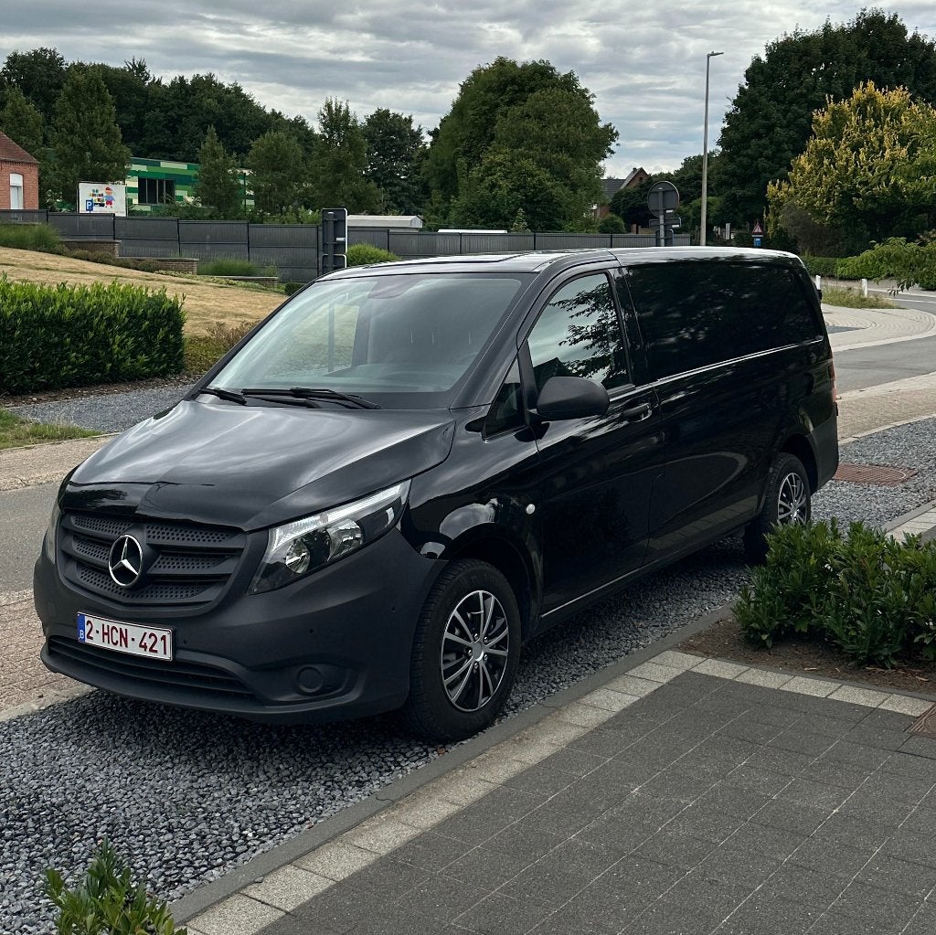 Mercedes Vito 119 - AUTOMAAT - LEDER - CARPLAY, Auto's, Zwart, Diesel, Particulier, 140 kW