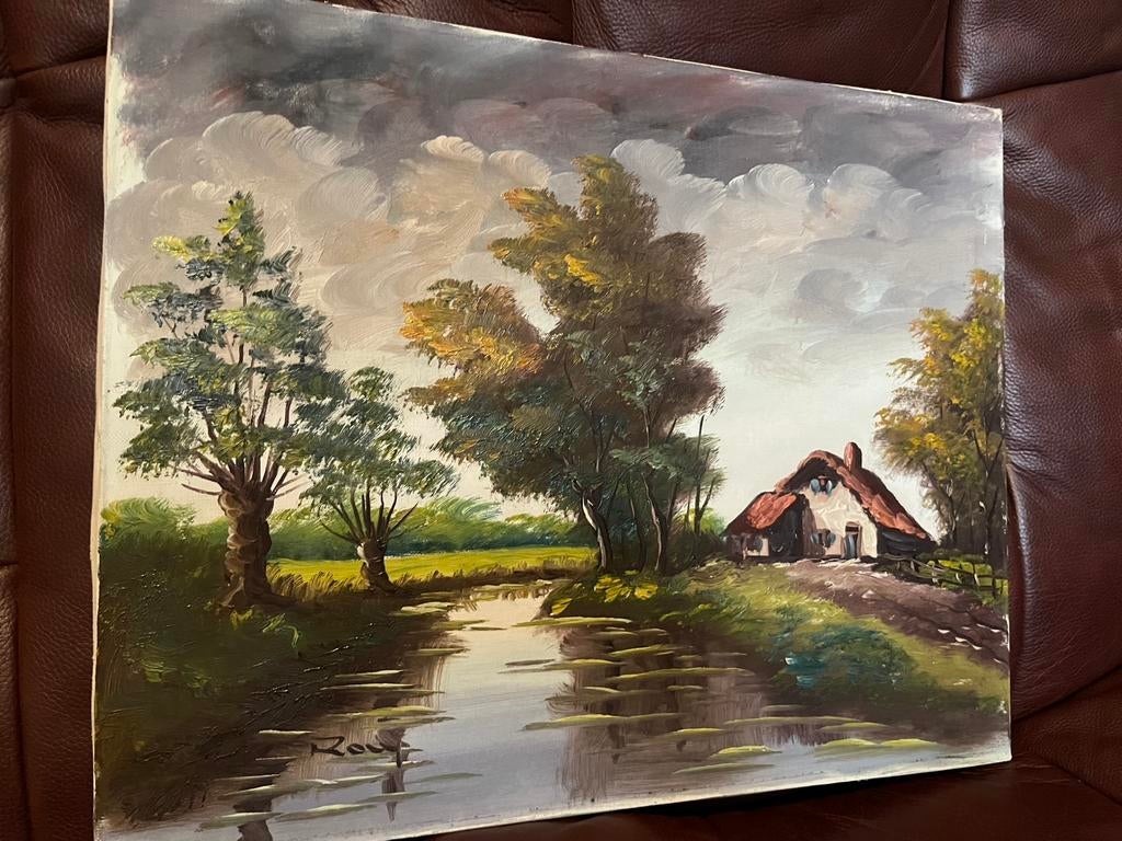 peinture George Rouy, Antiquités & Art, Art | Peinture | Classique, Enlèvement
