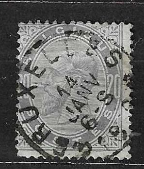 België OPC 39 Z.M. Koning Leopold II, Postzegels en Munten, Ophalen of Verzenden, Gestempeld, Staatshoofden
