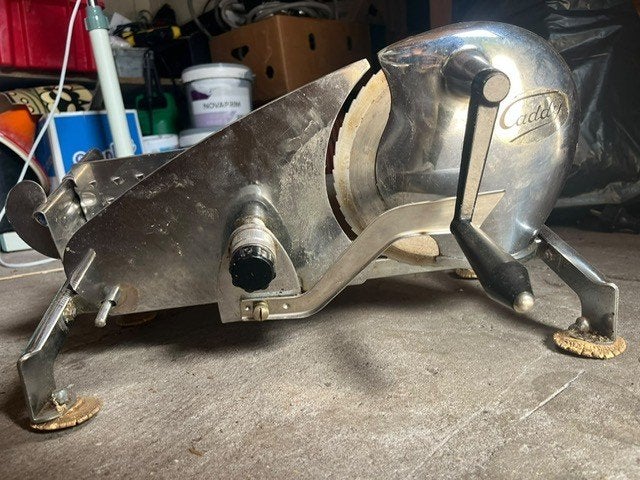 Snijmachine handmatig, Gebruikt, Zilver, Ophalen of Verzenden, Metaal