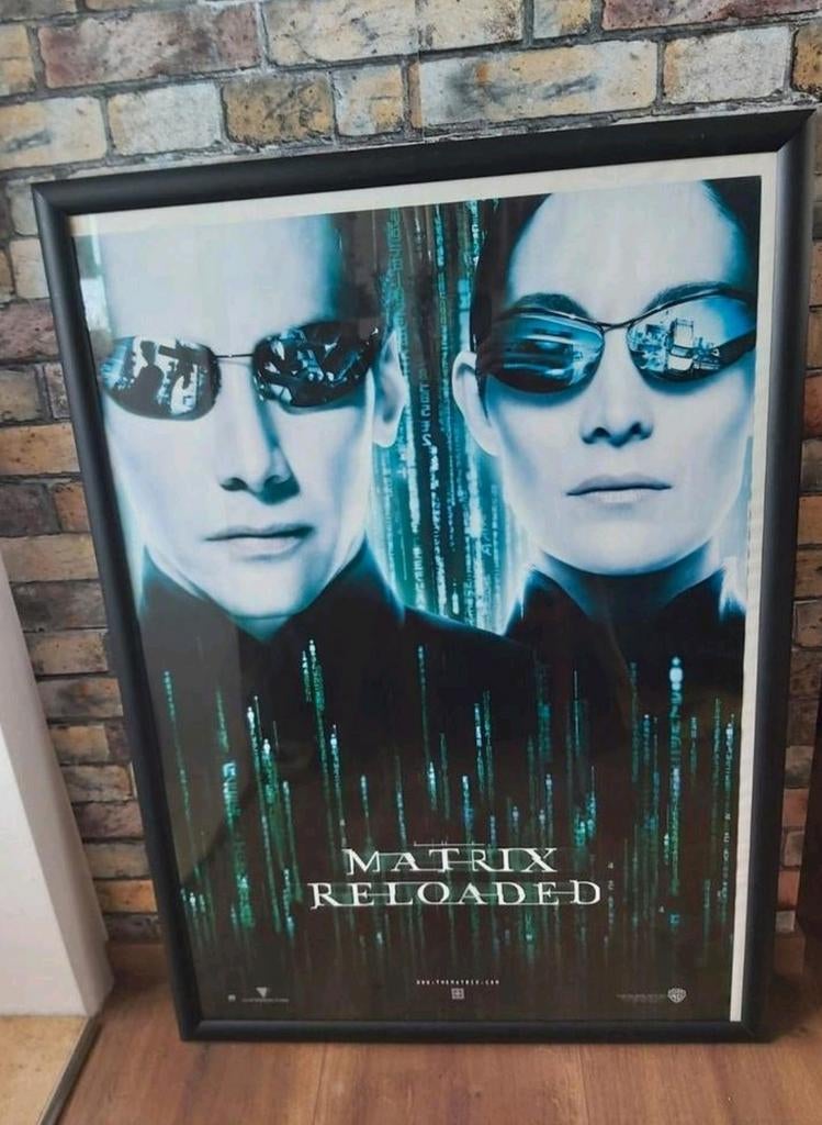 Affiche Matrix. Belle grande affiche imprimée sur toile, ori, Enlèvement ou Envoi, Imprimé