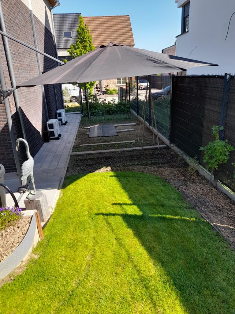 Parasol 3 m  compleet., Tuin en Terras, Parasols, Ophalen